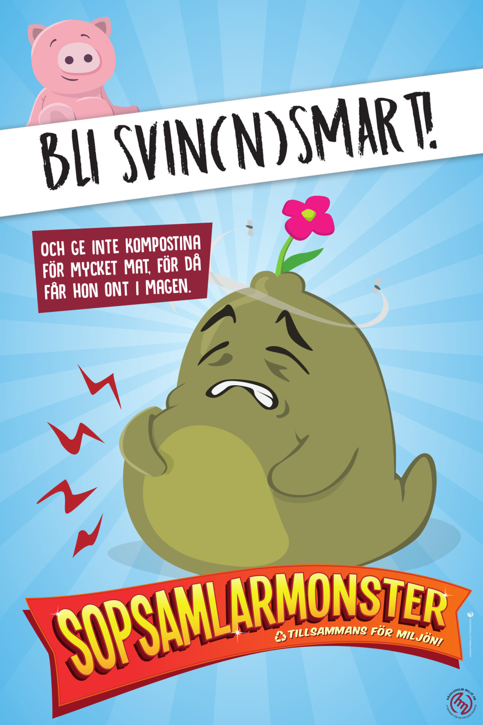 Bild på Bli svin(n)smart affisch förskola